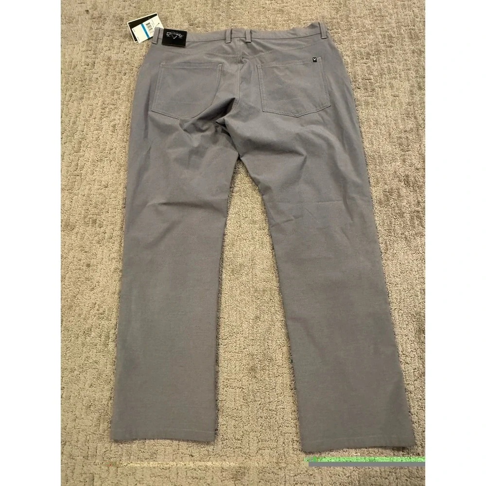 Callaway Mens Gray Golf Pants 36x30 Straight Leg Performance NWT (Y1)